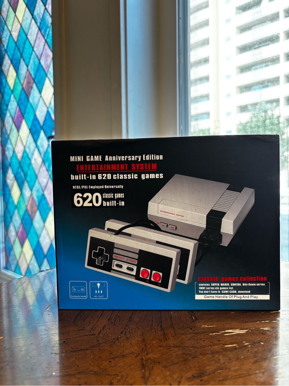 Classic Mini Game Anniversary Edition Console - Black & Gray - NES Clone Model